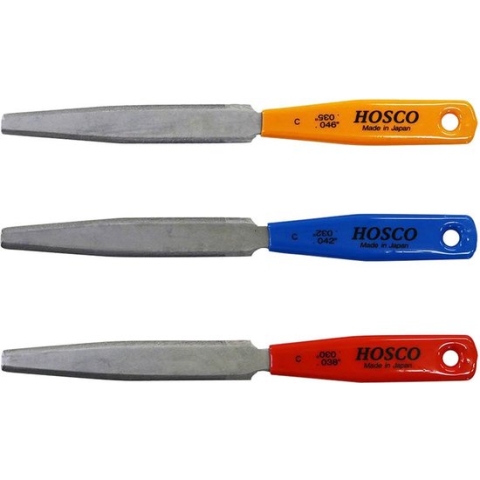nut slotting files set of 3pcs classic guitar, 030/038, 032/042, 035/046