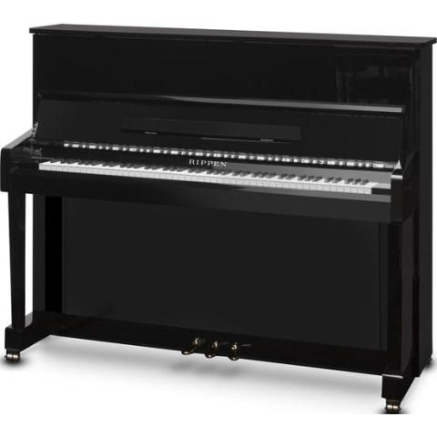 Rippen E-123 akoestische silent piano - akoestische piano met koptelefoon - nieuwe goedkope piano - stille piano - Rippen piano - studiepiano