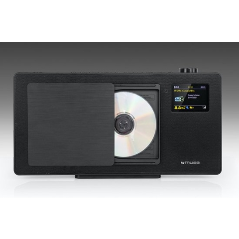 Muse M-65DBT - Microsysteem met DAB+, CD, USB en bluetooth, zwart