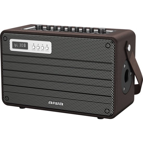 Aiwa MI-X420 B.T. Speaker Hi-Fi BASS ++ draagbaar bruin