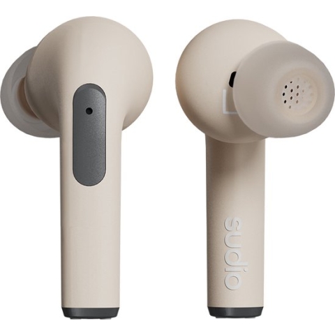 Sudio N2 Pro in-ear true wireless earphones - draadloze oordopjes - met active noice cancellation (ANC) - beige - beige