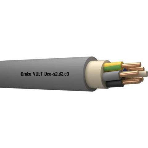 Draka VULT Dca installatiekabel Grijs 5G2,5mm² | 25 Meter