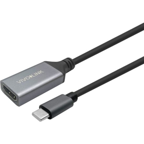 Vivolink PROHDMIUSBCFM3 USB-kabel 3 m USB 3.2 Gen 1 (3.1 Gen 1) USB C HDMI Type A (Standaard) Zwart