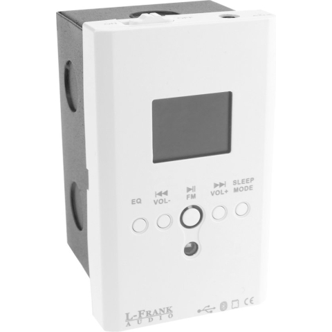 BeMatik - 15 W ingebouwde audio-versterker MP3-speler en wav Bluetooth SD USB FM-radio
