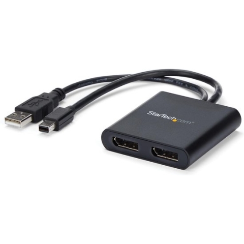 StarTech Mini DisplayPort naar DisplayPort multi-monitor splitter - 2 poorts MST hub
