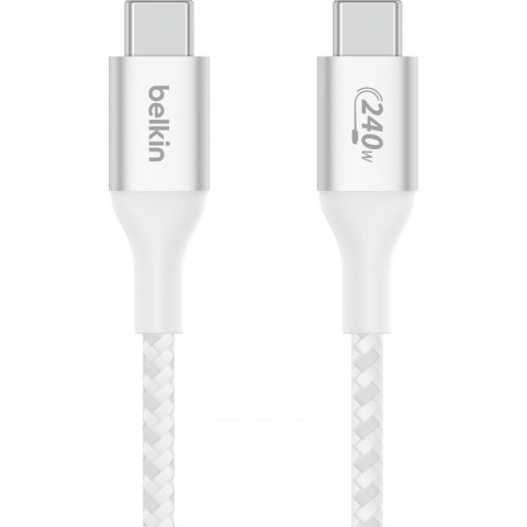 Belkin CAB015bt2MWH, 2 m, USB C, USB C, USB 2.0, Wit