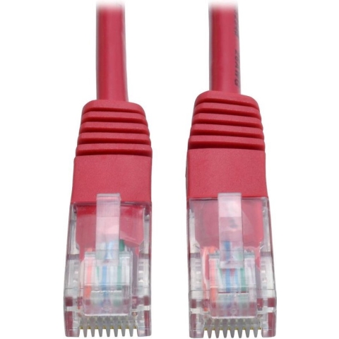Tripp Lite N002-014-RD netwerkkabel 4,27 m Cat5e U/UTP (UTP) Rood