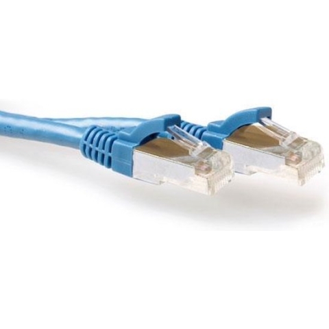 ACT FB7625 netwerkkabel 25 m Cat6a S/FTP (S-STP) Blauw