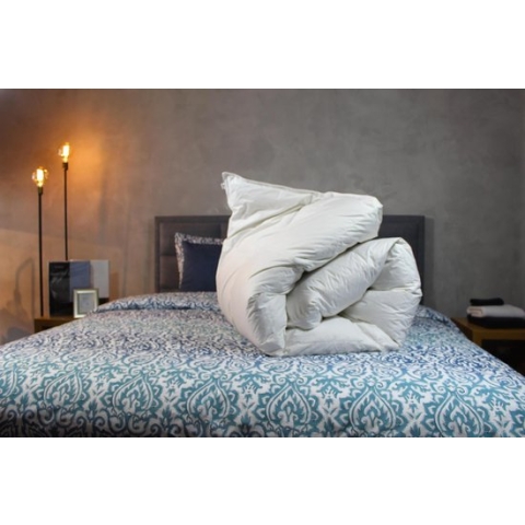 4-Seizoenen Ganzendons dekbed | Donsdeken - Nuvaro Gold | 240 x 220 cm - Donzen dekbed Lits-jumeaux