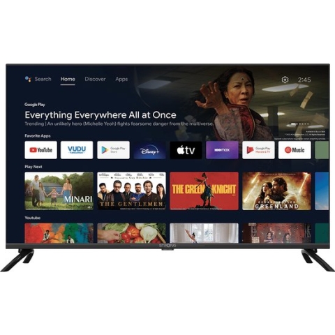 Strong Smart TV - 40FD5553 - 40 inch - 4K Ultra HD - Android Smart TV - Wifi - Grijs/Zilver