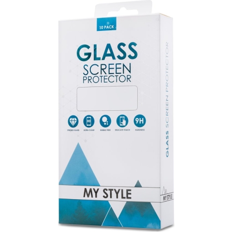 My Style Screenprotector geschikt voor Apple iPhone 13 Mini Glazen Screenprotector - Case Friendly (10-Pack)