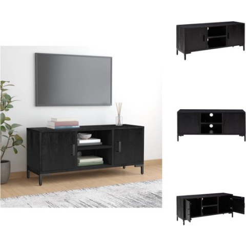 vidaXL TV-Meubel - Vintage Industrieel - 110 x 35 x 48 cm - Gerecycled Grenenhout