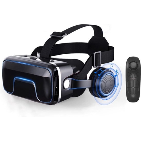 VR bril – vr bril met controllers - virtual reality bril - vr brillen - Draadloos - Android & IOS - Wit - Model 2