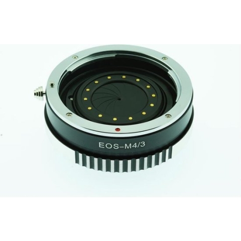 Adapter EF-M4/3 met aperture:Canon EF Lens-Micro M43 Camera