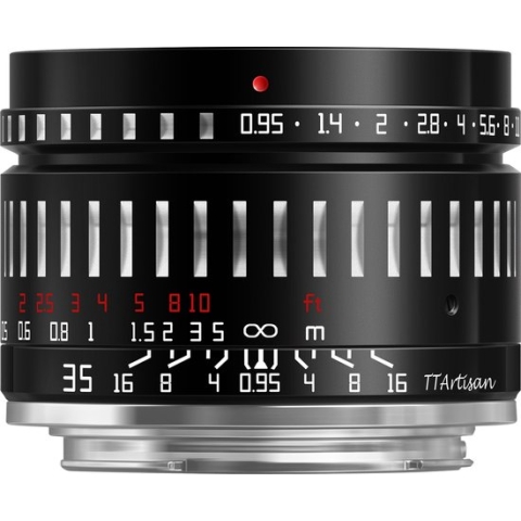 TT Artisan - Cameralens - APS-C 35mm F0.95 voor Sony E-vatting, zwart