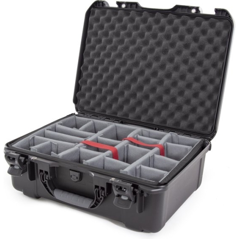 Nanuk 940 Case w/lid org. - w/divider - Black - Pro Photo Kit case
