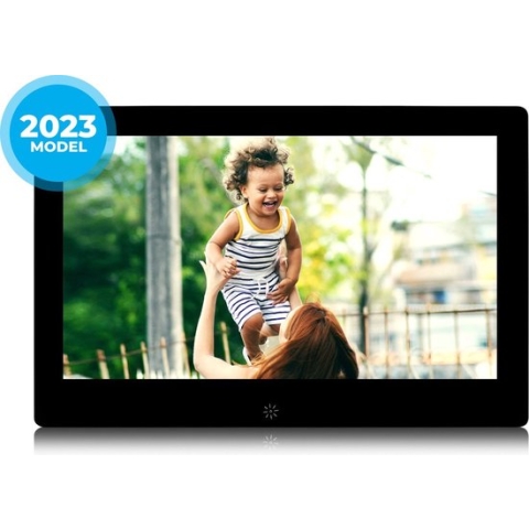 Digitale fotolijst 2023 Model – Fotokader - 10.1 inch – HD+ -IPS Display – Zwart - Micro SD - Usb