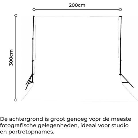 Donley Whitescreen - 300 * 400cm - Vinyl - Uittrekbare witte screen - fotostudio met Chromakey effect - film shooting background - backdrops fotografie - fotografie, video en televisie whitescreen - wit fotodoek - Achtergronddoek Voor Fotostudio