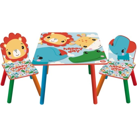 Fisher-price Kindermeubels Happy Day Junior 50 Cm Hout 3-delig