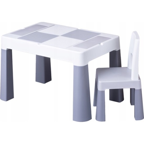 Tega Baby Grijs 3-in-1 Tafel met Stoeltje MF-001-106