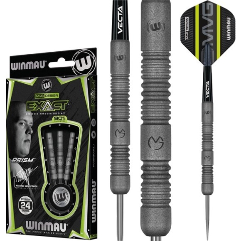 WINMAU - Michael van Gerwen MvG Exact: Steeltip Tungsten Dartpijlen Professioneel 24g