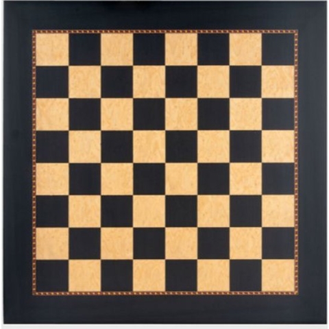 Luxe Schaakbord "The Queen's Gambit" 55 cm - veldmaat 55 mm - maat 6
