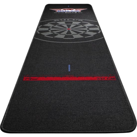 Carpet Dartmat 300x65cm - Black Stitching - Bulls