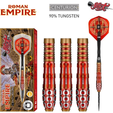 Shot Roman Empire Centurion 22g Steeltip Dartpijlen