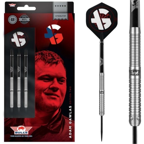 Bull's Adam Gawlas 90% Edition 2 - 23 gram - Steeltip Dartpijlen