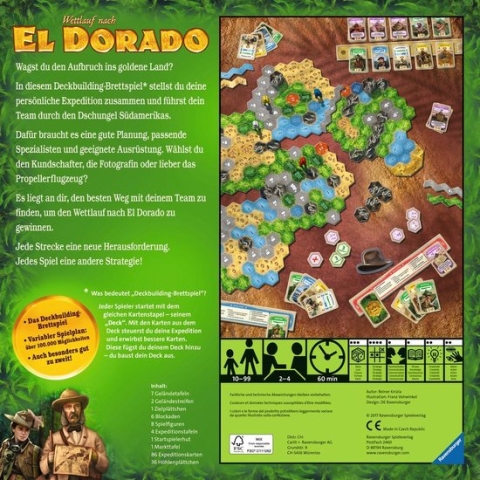 Ravensburger Wettlauf Nach El Dorado - Bordspel Duitstalig