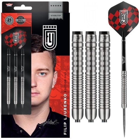 Bull's Filip Ljubenko 90% 23 gram Steeltip Dartpijlen