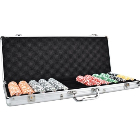 Royal Flush ABS Tournament Poker Set 500 poker chips - pokerkoffer - pokersets - pokerfiches - pokerchips