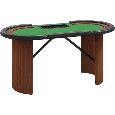vidaXL-Pokertafel-voor-10-spelers-met-fichebak-160x80x75-cm-groen