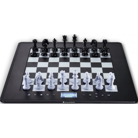 MILLENNIUM The King Competition M831 - Schaakcomputer met adaptieve speelniveaus. Met adaptieve levels, Chess960 en 81 leds voor zetweergave. Uit te breiden voor online schaken.