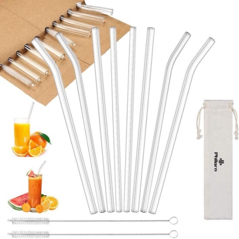 Set van herbruikbare rietjes – reusable straw set - Duurzaam en stijlvol – ecologisch