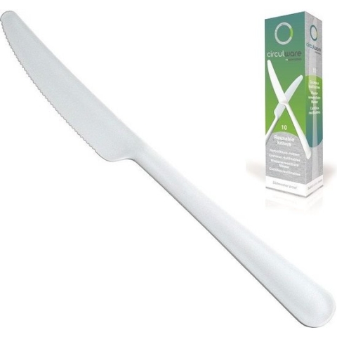 Mes Herbruikbaar Gaia 197mm Off-white PPMF - 200st (20 dzn x 10st).