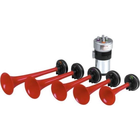 Luchthoorn 5-Tonig La Cucaracha - 12 Volt Luchthoorn Melodie La Cucaracha - 117dB