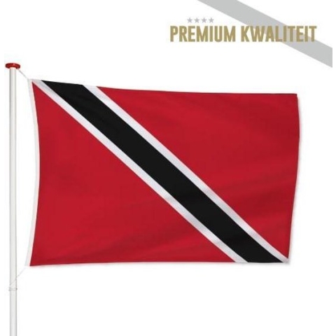 Trinidadaanse Vlag Trinidad en Tobago 200x300cm - Kwaliteitsvlag - Geschikt voor buiten