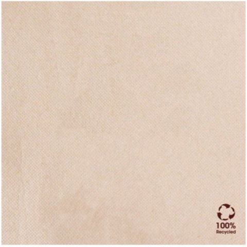ECO SERVET 33X33CM 1LGS DUURZAAM GERECYCLED/ONGEBLEEKT 500STUKS