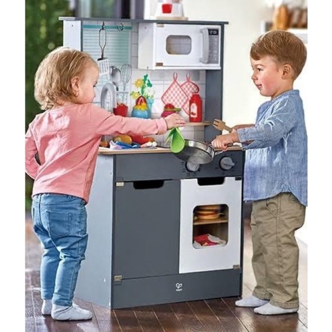 Hape keuken (hout) met licht en geluid