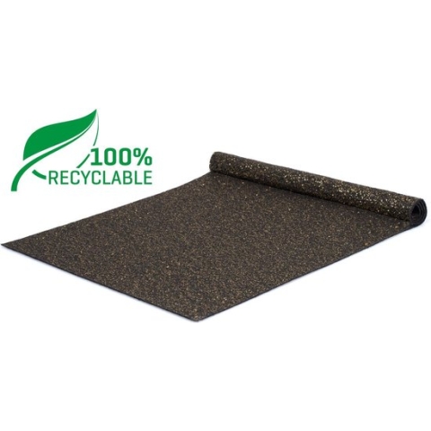 Glitterloper Recycle | Zwart/Goud - 5 x 2 m
