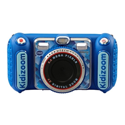 VTech KidiZoom Duo DX Kindercamera - 10-in-1 Interactieve Speelgoedcamera - Sinterklaas Cadeau - Kinderspeelgoed 4 Jaar tot 10 Jaar - Blauw