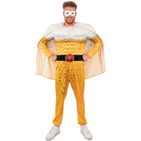 Super pils pak - bierpak - bier kostuum - carnavalskleren heren - Carnaval kostuum heren - XS/S