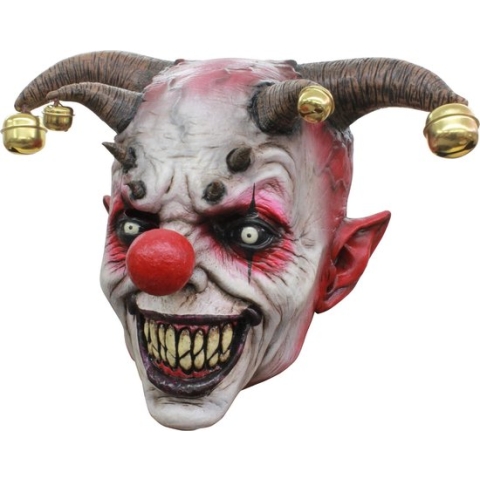 "Hofnar clown masker Halloween  - Verkleedmasker - Large"
