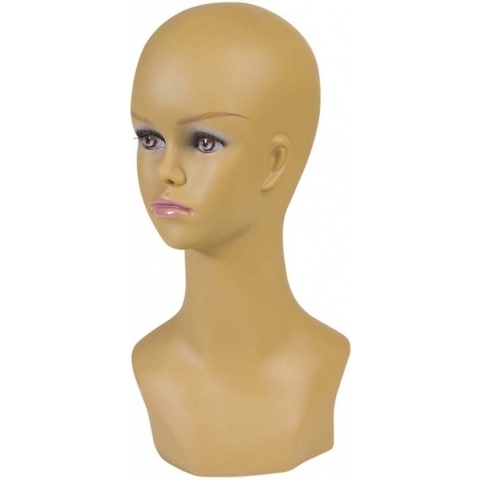 Display hoofd halfbloed vrouw 40cm