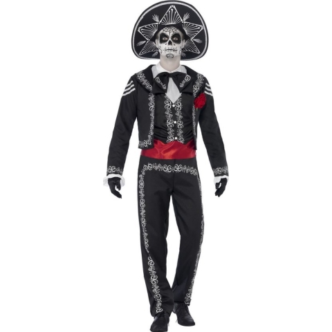 Day of the Dead Señor Bones | Halloween kostuum maat L (52-54)