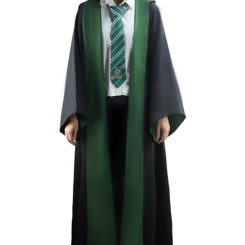 Harry Potter - Slytherin Wizard Robe / Zwaderich tovenaar kostuum (M)