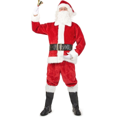 WELLY INTERNATIONAL - Luxe kerstman verkleedpak voor volwassenen - Large