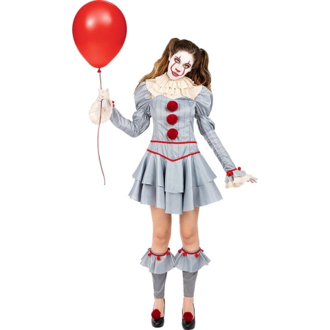 FUNIDELIA Pennywise kostuum - It Chapter Two voor vrouwen - Maat: M