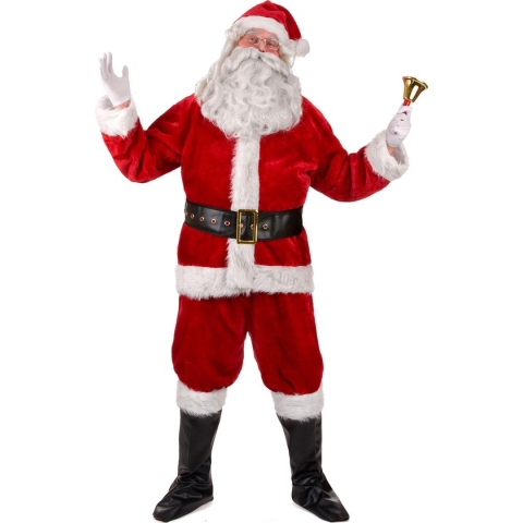 WELLY INTERNATIONAL - Luxe kerstman verkleedpak voor volwassenen - XL